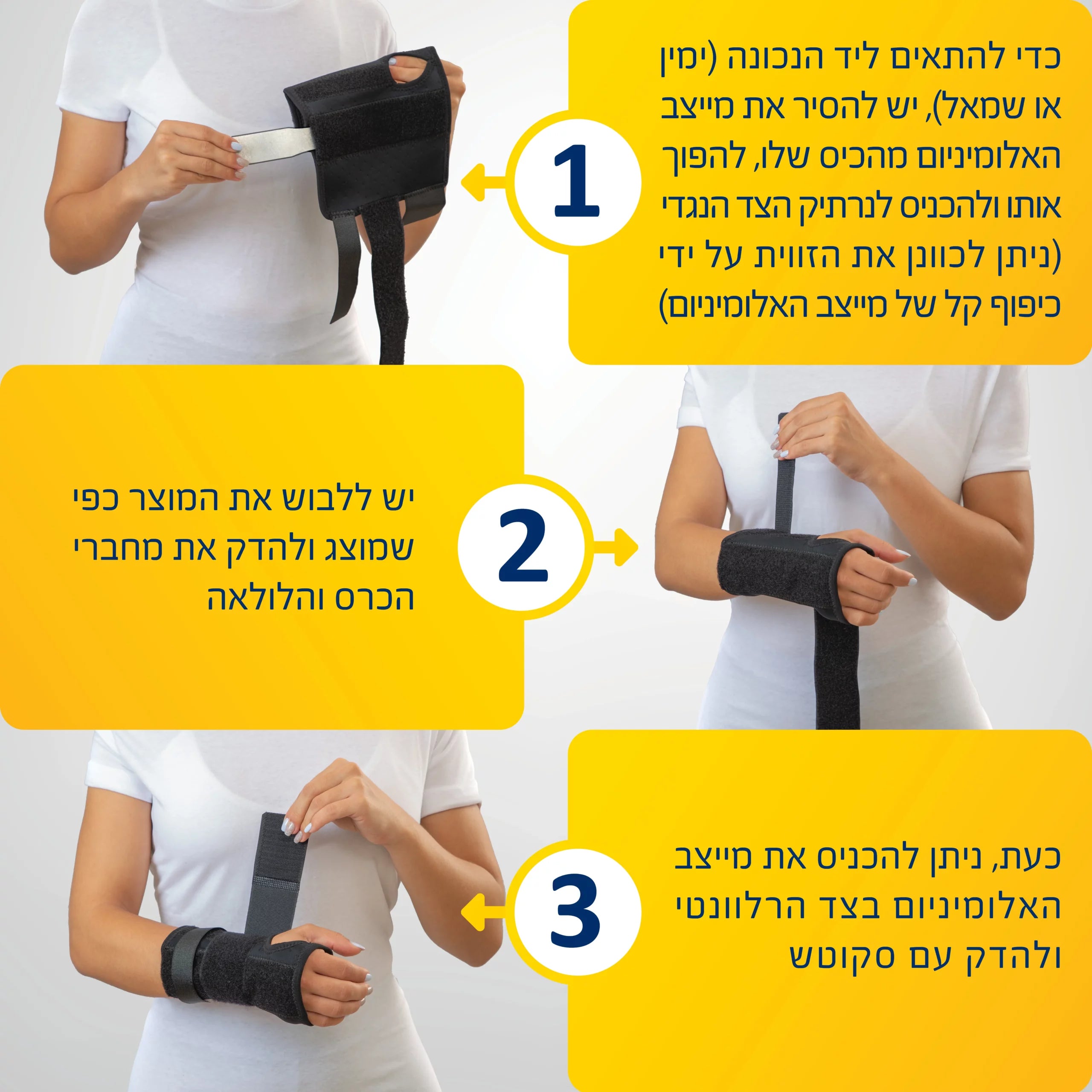 סד לתמיכת שורש כף היד | 266