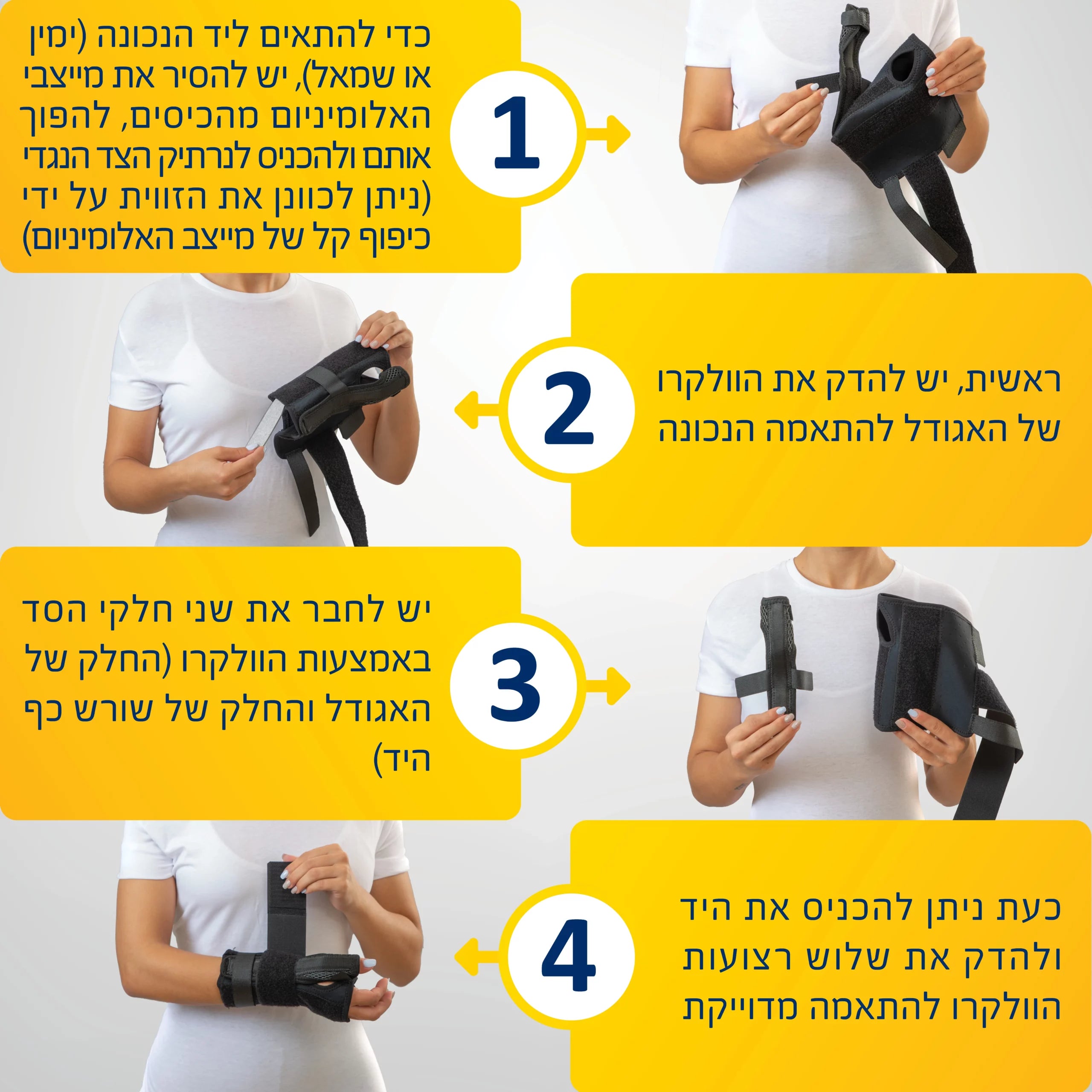 סד לתמיכת שורש כף היד והאגודל | 268