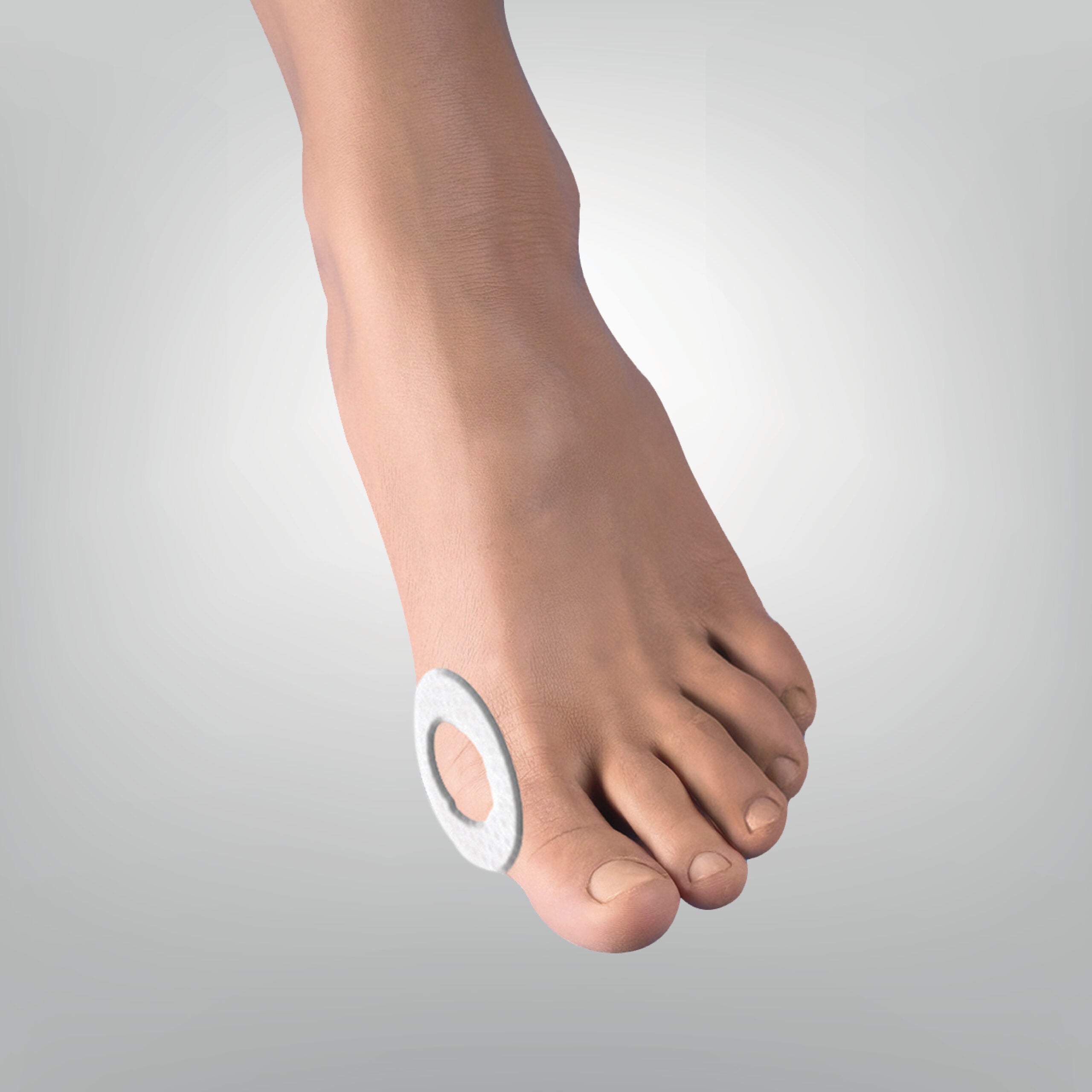 מדבקה אנטומית לבוניון | 3677S מדבקת סיליקון אנטומית להקלה על כאבים ושחרור לחץ באזור הבוניון