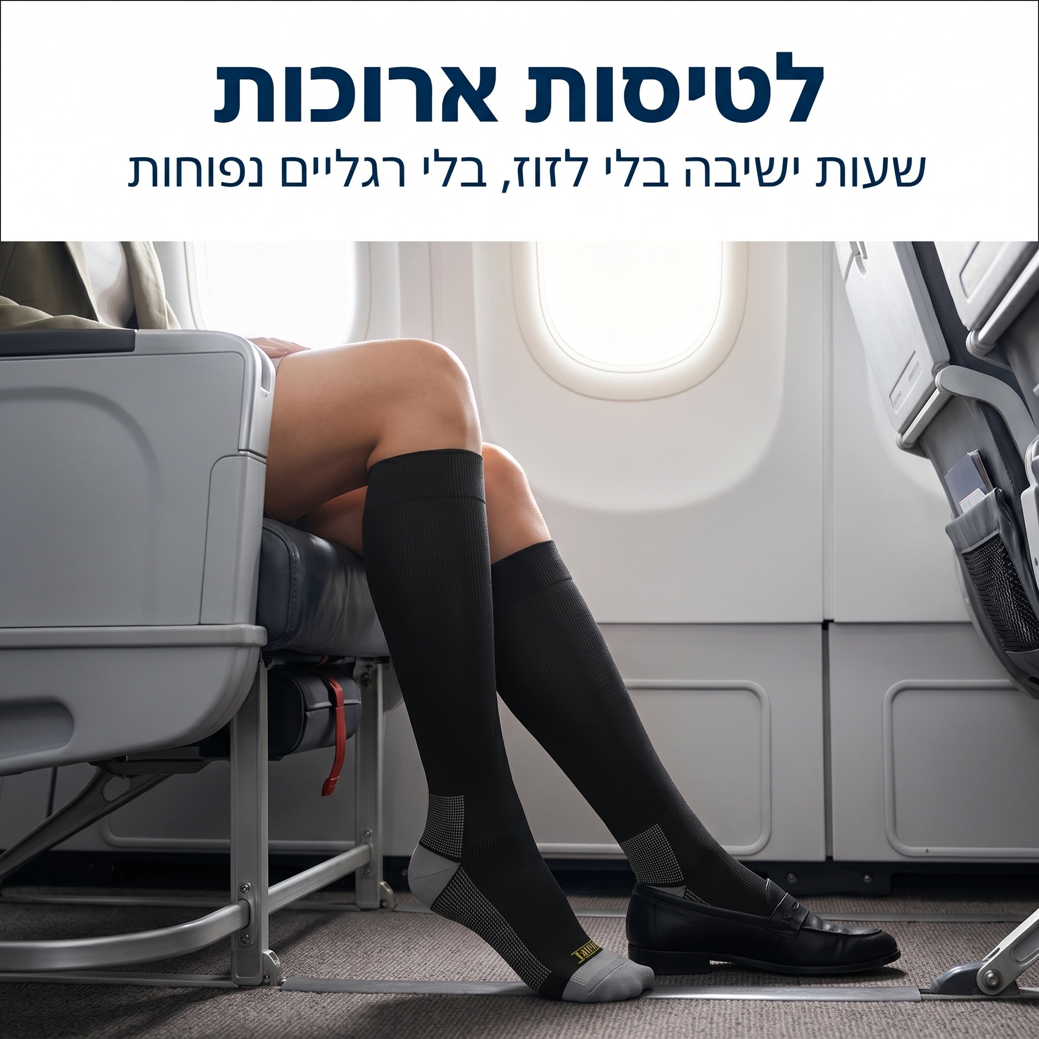 גרבי לחץ לטיסות ארוכות